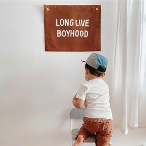 Imani Collective Canvas Tapestry “Long Live Boyhood”